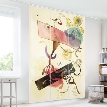 Sliding panel curtains set - Wassily Kandinsky - Taches