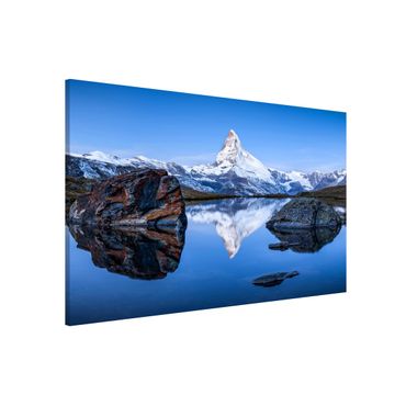 Magnetic memo board - Stellisee Lake In Front Of The Matterhorn