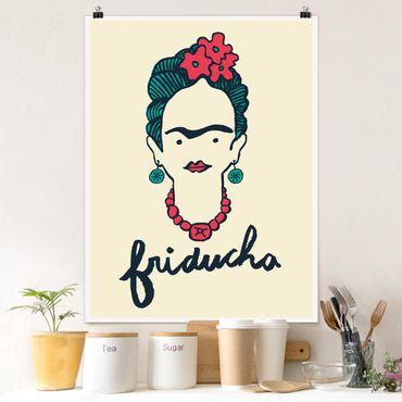 Poster art print - Frida Kahlo - Friducha