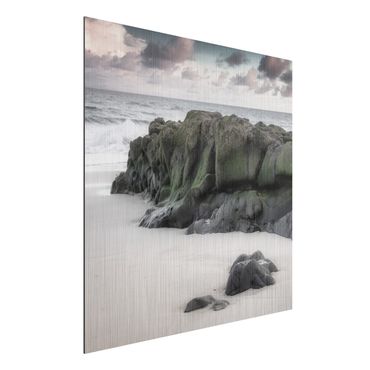 Print on aluminium - Rock On The Beach