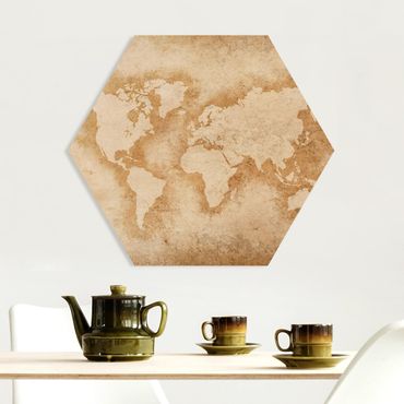 Forex hexagon - Antique World Map