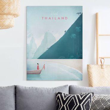 Print on canvas - Travel Poster - Thailand