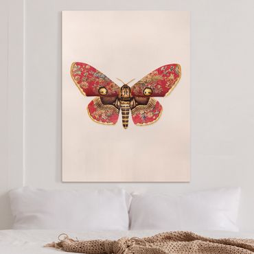 Print on canvas - Vintage Moth
