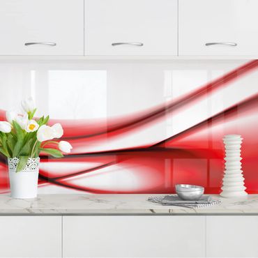 Kitchen wall cladding - Red Touch