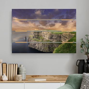 Print on wood - Cliffs Of Moher