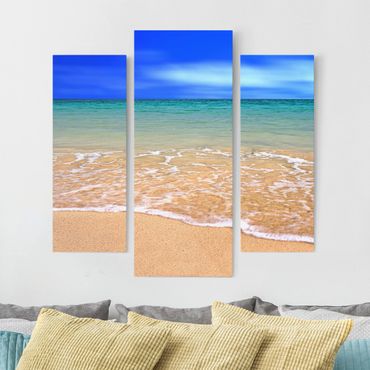 Print on canvas 3 parts - Indian Ocean