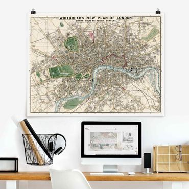 Poster - Vintage Map London