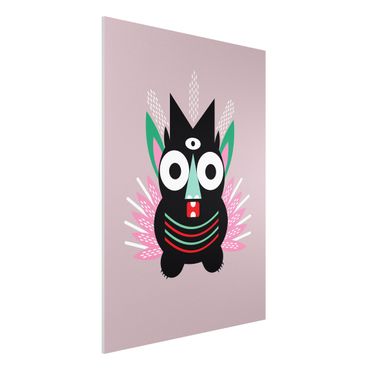Print on forex - Collage Ethno Monster - Claws