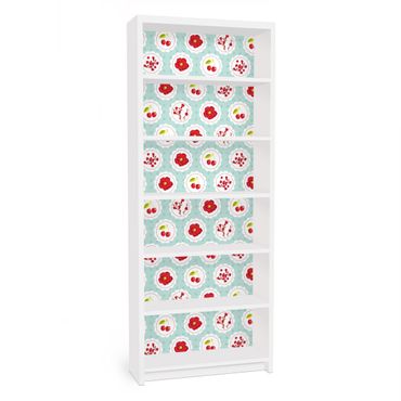 Adhesive film for furniture IKEA - Billy bookcase - Cherries Design