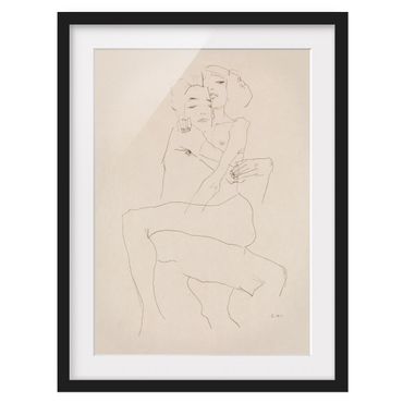 Framed prints - Egon Schiele - Two Nudes