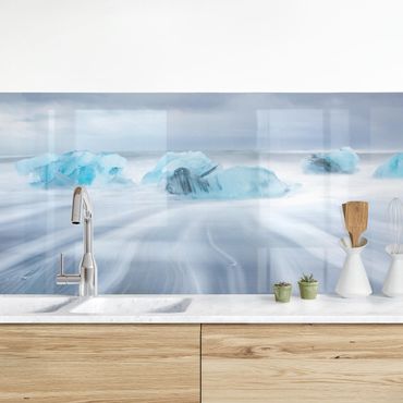Kitchen wall cladding - Frozen Landscape