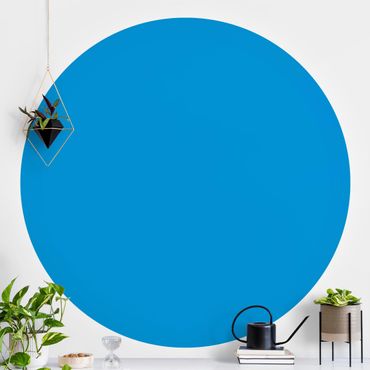 Self-adhesive round wallpaper - Gentian