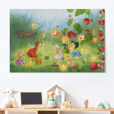 Acoustic art panel - Little Strawberry Strawberry Fairy - Lanterns