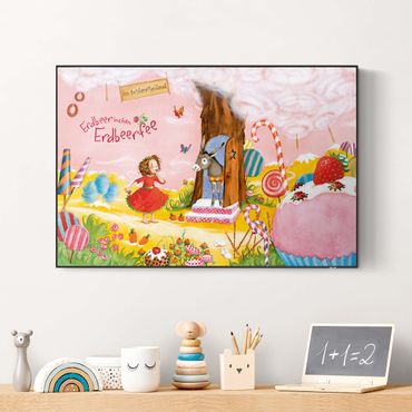 Print with acoustic tension frame system - Little Strawberry Strawberry Fairy - Land Of Plenty