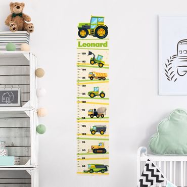 Wall sticker - Harvester Tractor and Co. with custom name