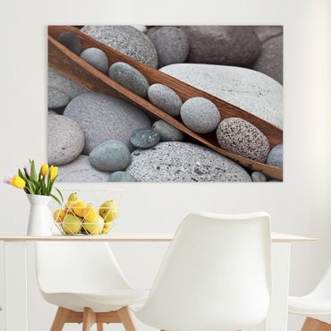 Print on canvas - Still Life With Grey Stones