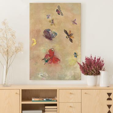 Canvas print - Odilon Redon - Colourful Butterflies