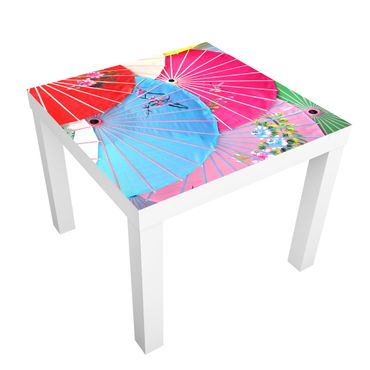 Adhesive film for furniture IKEA - Lack side table - Chinese Parasols