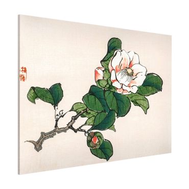 Magnetic memo board - Asian Vintage Drawing Apple Blossom