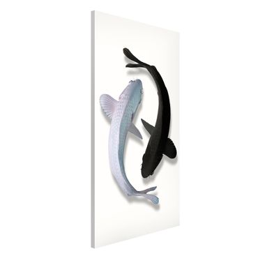 Magnetic memo board - Fish Ying Yang
