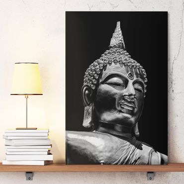 Print on canvas - Buddha Statue Face