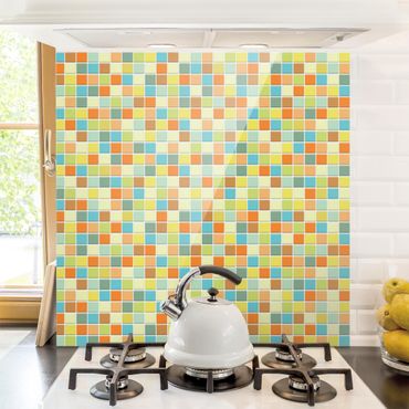 Glass Splashback - Mosaic Tiles Sommerset - Square 1:1