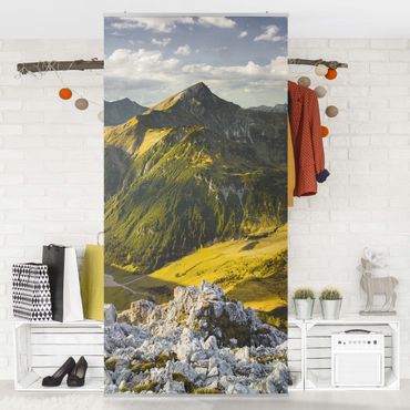 Room divider - Mountains And Valley Of The Lechtal Alps In Tirol