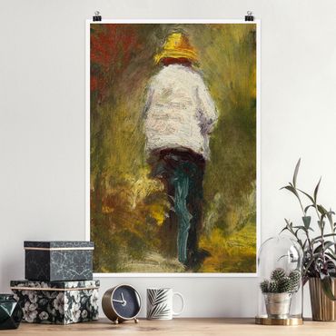 Poster art print - Emile Bernard - Vincent van Gogh turns to his Motive in Asnière