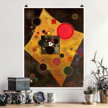 Poster art print - Wassily Kandinsky - Accent in Pink