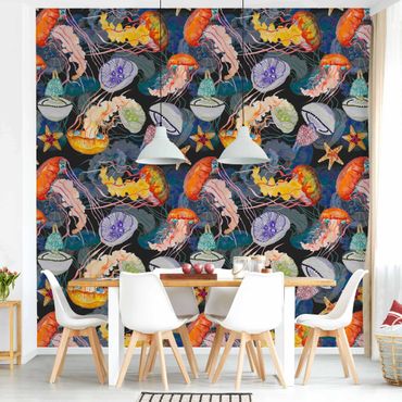 Wallpaper - Colourful Jellyfish