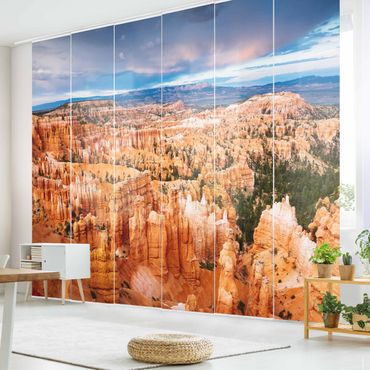 Sliding panel curtain - Blaze Of Colour Of The Grand Canyon