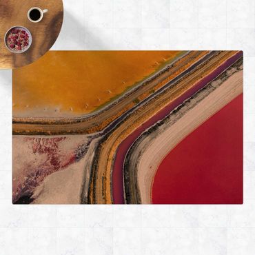 Cork mat - Play Of Colours In Californian Saltlake - Landscape format 3:2