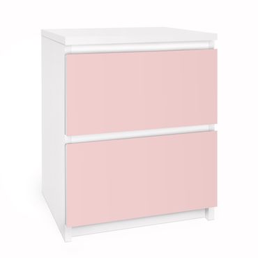 Adhesive film for furniture IKEA - Malm chest of 2x drawers - Colour Rose