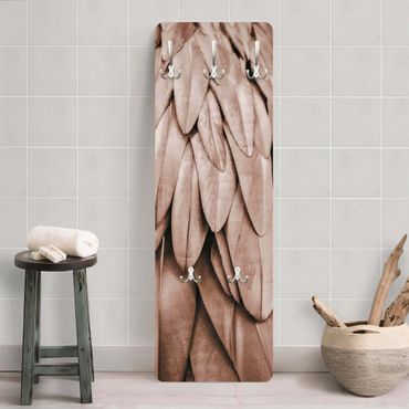 Coat rack modern - Feathers In Rosegold