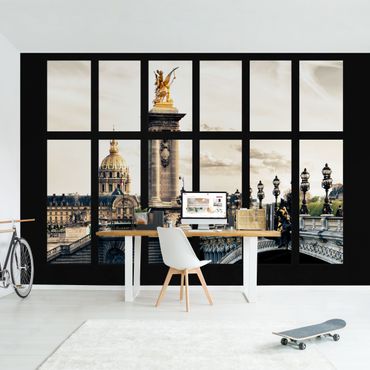 Wallpaper - Window Pont Alexandre Paris