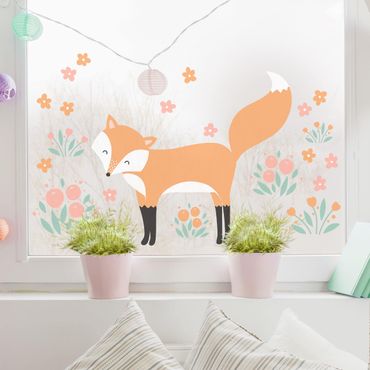 Window sticker - Forest Friends With Fox