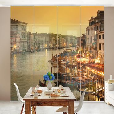 Sliding panel curtains set - Grand Canal Of Venice