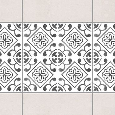 Tile sticker - Gray White Pattern Series No.2