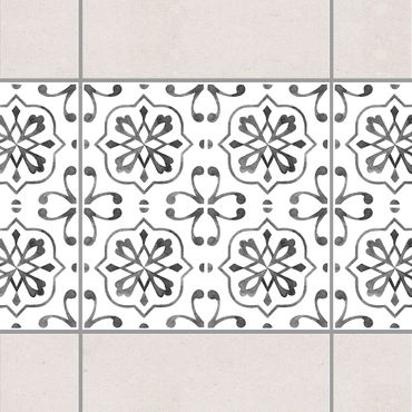 Tile sticker - Gray White Pattern Series No.4