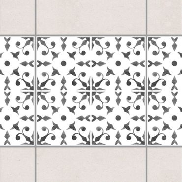 Tile sticker - Gray White Pattern Series No.6