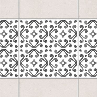 Tile sticker - Gray White Pattern Series No.7