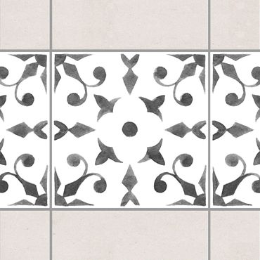 Tile sticker - Pattern Gray White Series No.6