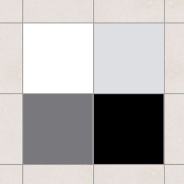 Tile sticker - Colour Set Monochrom