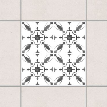 Tile sticker - Gray White Pattern Series No.1