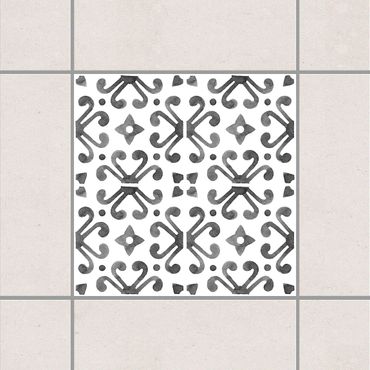 Tile sticker - Gray White Pattern Series No.7