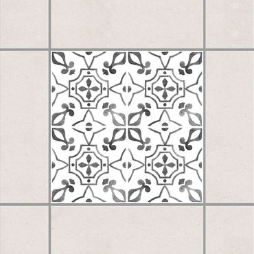 Tile sticker - Gray White Pattern Series No.9