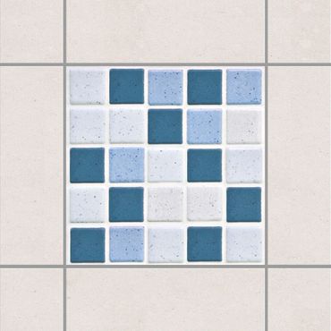 Tile sticker - Mosaic Tiles Blue Gray