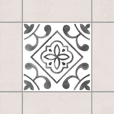 Tile sticker - Pattern Gray White Series No.2