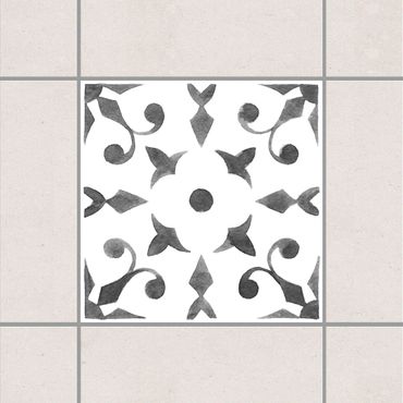 Tile sticker - Pattern Gray White Series No.6