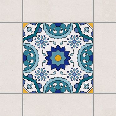 Tile sticker - Portuguese tile pattern of Azulejo